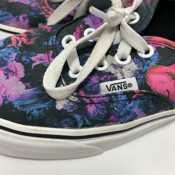 Vans Floral pattern, Pink, purple, blue and black. Womens 6 or Mens 4.5 - Picture 7 of 16